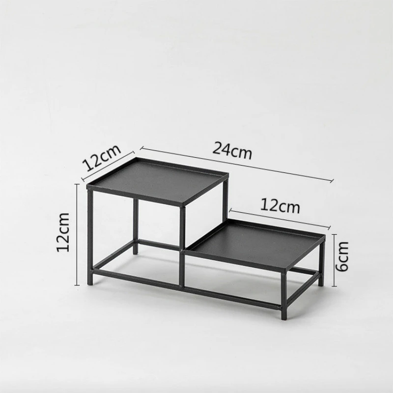 Подставки для торта черные стеллажи хранения полка украшения дома лотки витрина