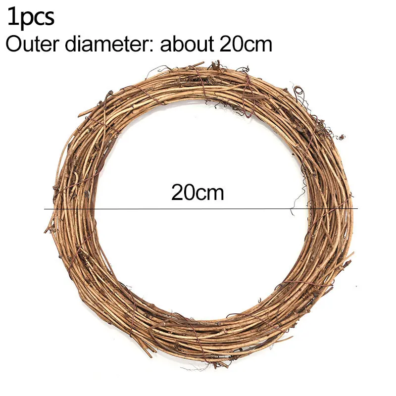 1pcs-20cm 10-40 см золотое железное металлическое кольцо, венок, гирлянда, сделай сам, настенная подвесная гирлянда, рождественские, свадебные украшения, металлические кольца - Цвет: 1pcs-20cm