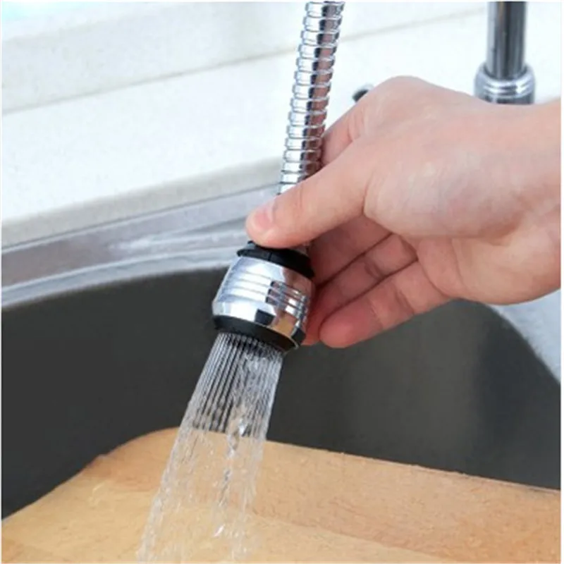 

Kitchen Gadget 2 Modes 360 Rotatable Bubbler High Pressure Faucet Extender Water Saving Bathroom Kitchen Accessories Supplies