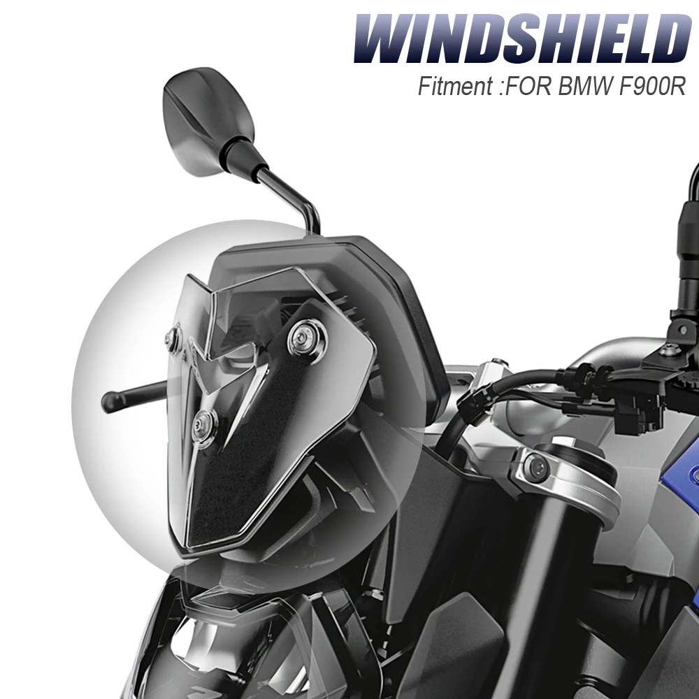 

Motorcycle Accessories Without Bracket Sports WindScreen Windshield Viser VIsor Wind Deflectors Fits For BMW F900R F 900R F900 R