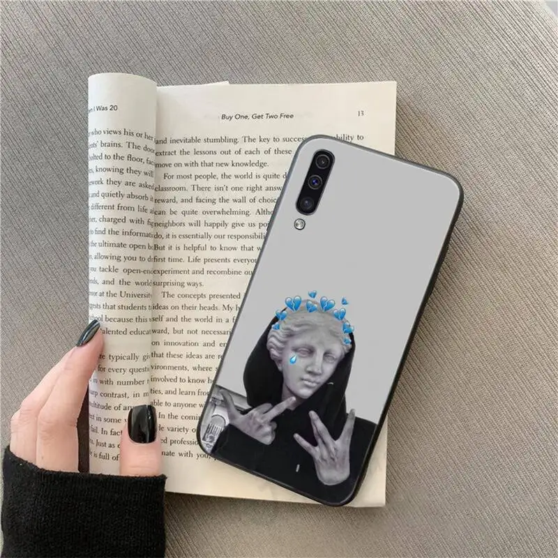 

David Medusa Mona Lisa Art Phone Case For Samsung galaxy S 9 10 20 A 10 21 30 31 40 50 51 71 s note 20 j 4 2018 plus