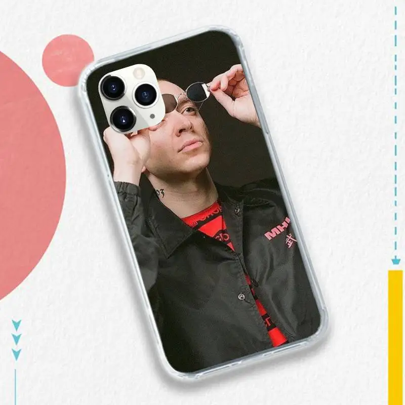 

Russian rapper Oxxxymiron Anime Phone Case for iPhone 11 12 pro XS MAX 8 7 6 6S Plus X 5S SE 2020 XR