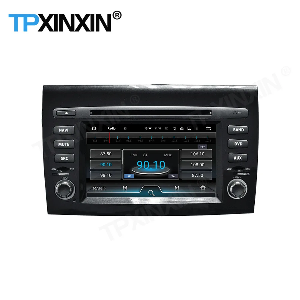 구매 자동차 라디오 스테레오 무선 스크린 레코더 안드로이드 D, 피아트 브라보 2007 2008 2009 2010 2011 2012 GPS 플레이어 자동 오디오 헤드 유닛