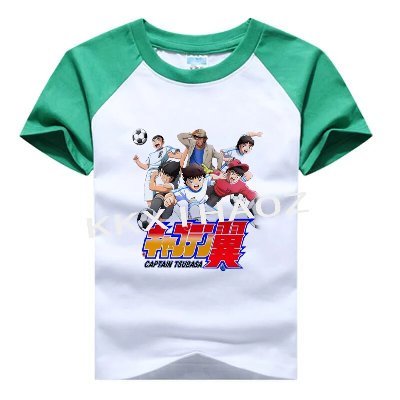 

Captain Tsubasa T Shirt Casual Summer Toddler Baby Boys Cotton Style Short Sleeve O-Neck Pullover Cartoon Print T-Shirts N01-3