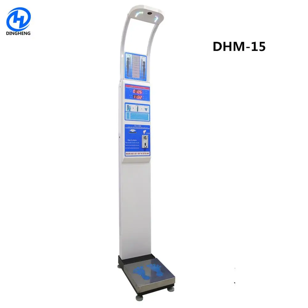 

Coin Operated Digital Height And Weight Scale , Weighing Scale With Height Measurement