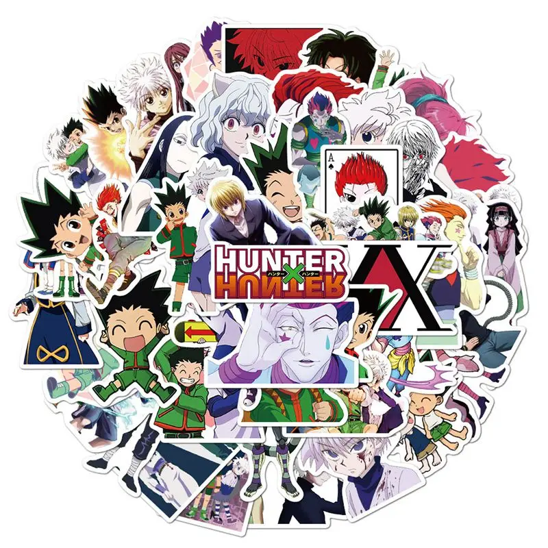 

50 Pcs/lot Anime HUNTER X HUNTER Sticker Waterproof Scrapbook Decor Stationery Stickers School Office Supply Gifts