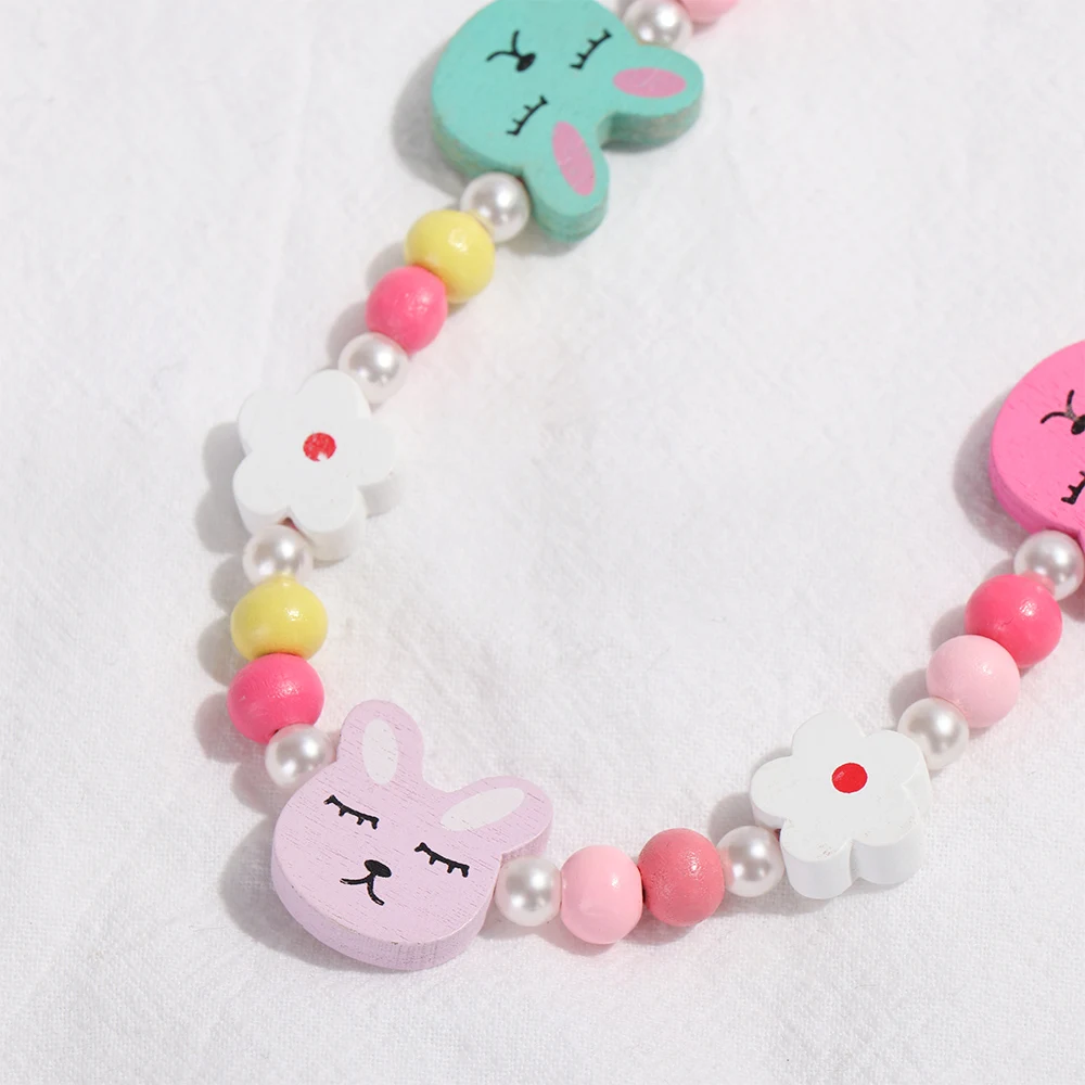 1 комплект бусы для девочек игрушки ожерелье браслет бабочки цветы дети колье