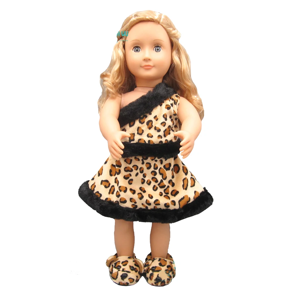 Кукольная одежда для 18-дюймовых американских кукол 43-45 см платье с красными