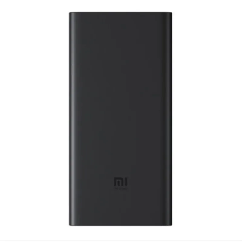 xiaomi18W беспроводная мобильная мощность 10000mAh power bank Qi стандартная Сертификация портативный 2USB-C двухсторонняя Быстрая зарядка - Цвет: Черный