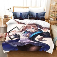 ark knight cartoon pattern digital printing duvet cover single bed twothree piece double bed household textile bedding set