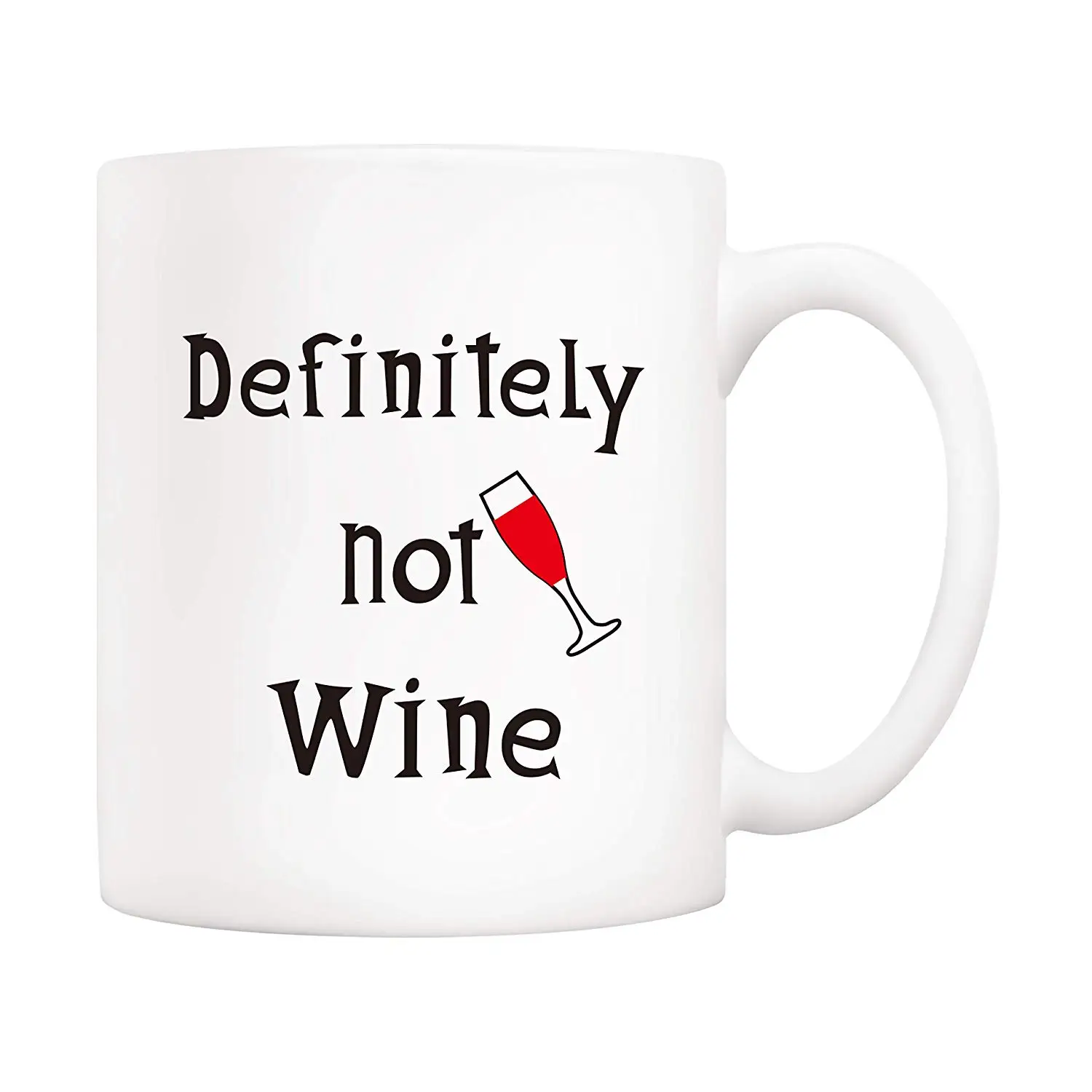 Рождественские подарки забавная кофейная кружка определенно не винная 11 унций
