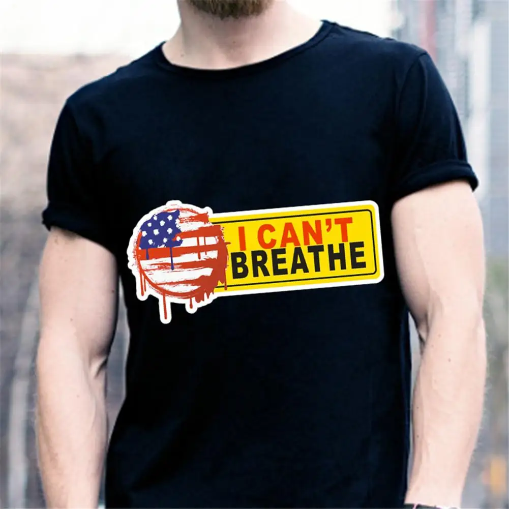 Я не могу дышать стикер ПВХ самоклеющиеся Мартовские наклейки для одежды