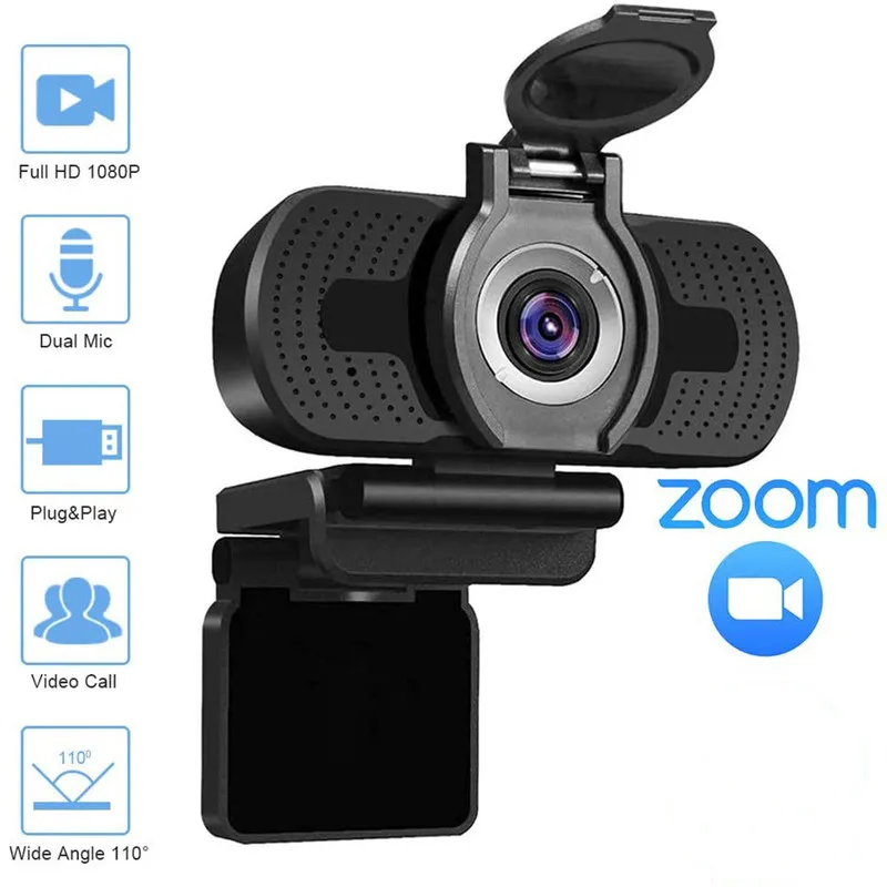 IP Webcam 4K MINI Web Camera with Microphone Full HD 1080p 60fps USB Laptop PC Gamer for Shooting Video Camera for Blogger Live