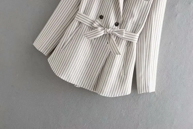 Новинка женская модная блейзер с длинным рукавом простой двубортный пиджак