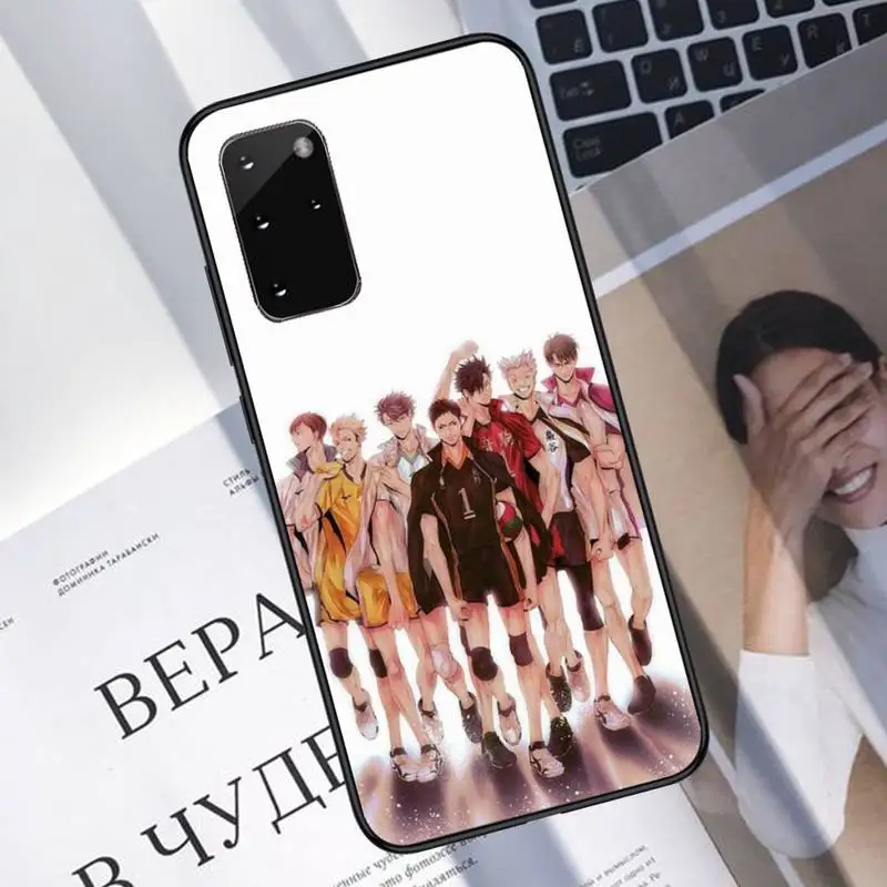 

Anime volleyball boy Phone Case For Samsung galaxy S 7 8 9 10 20 edge A 6 10 20 30 50 51 70 note 10 plus