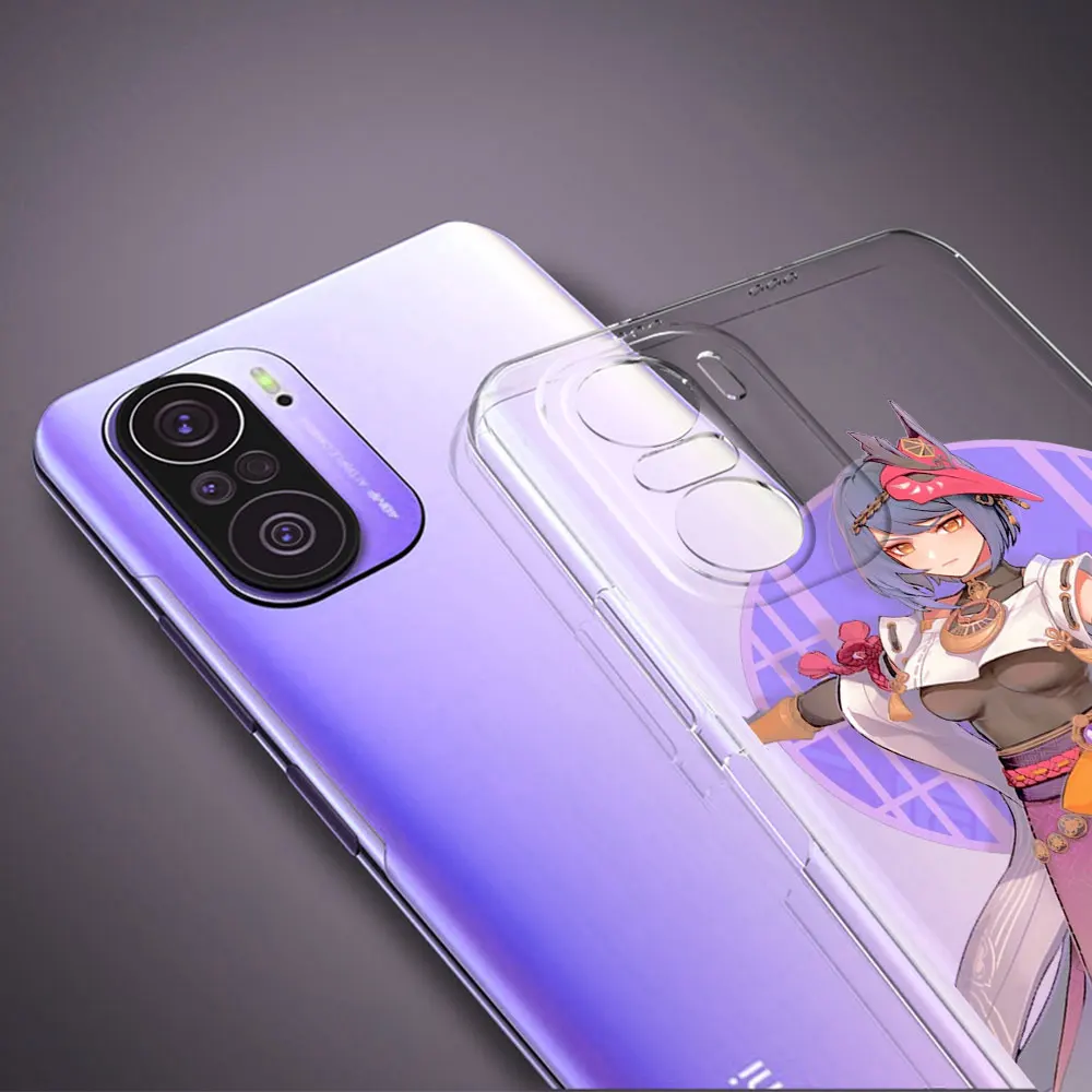 genshin impact hot games phone case for xiaomi poco x3 nfc m3 redmi note 9s 9 8 10 pro 7 8t 9c 9a 8a k40 soft clear cover capa free global shipping
