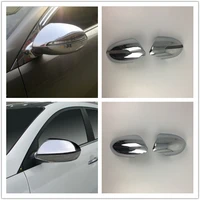 new chrome rearview side mirrors cover molding trim for kia sportage r 2010 2011 2012 2013 2014