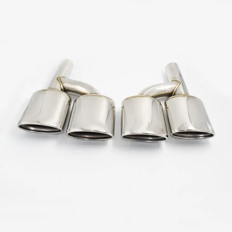 Для Benz W204 C180 C200 C260 2008-2013 upgrede C63 M спортивный из нержавеющей стали четыре выхлопной