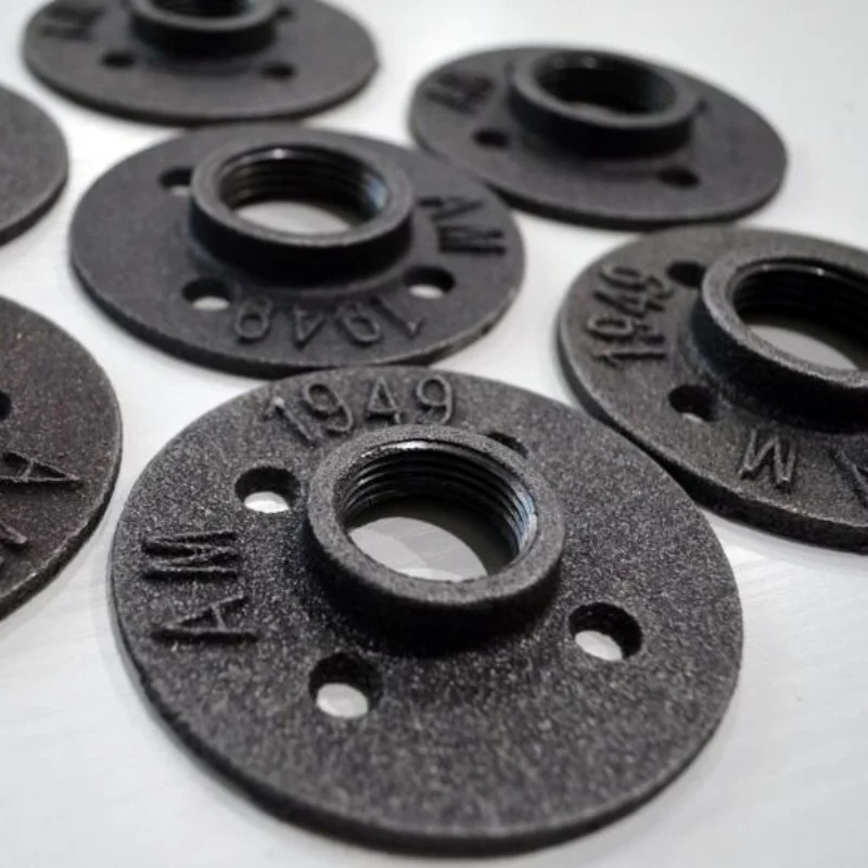 10 шт./лот BSP резьбовые фитинги из ковкого железа настенное крепление для пола