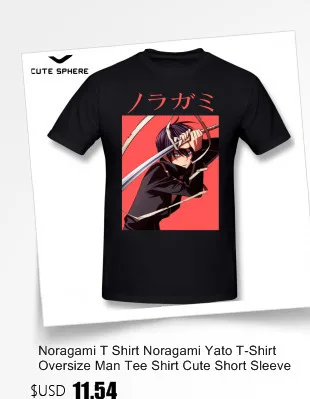 Футболка Noragami, футболка норагами, принт, 100 хлопок, Мужская футболка, 6xl, короткий рукав, милая Пляжная футболка