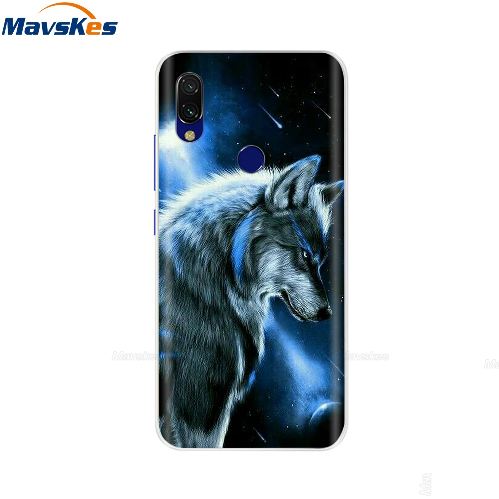 for xiaomi redmi note 7 case flower animal cover silicone case for redmi note 7 pro note7 bumper shockproof phone case coque free global shipping