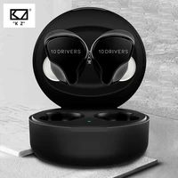 kz vx10 tws earphone headphone bluetooth 5 2 wireless hifi gamer earbuds touch noise cancelling sport headset mic in ear stereo