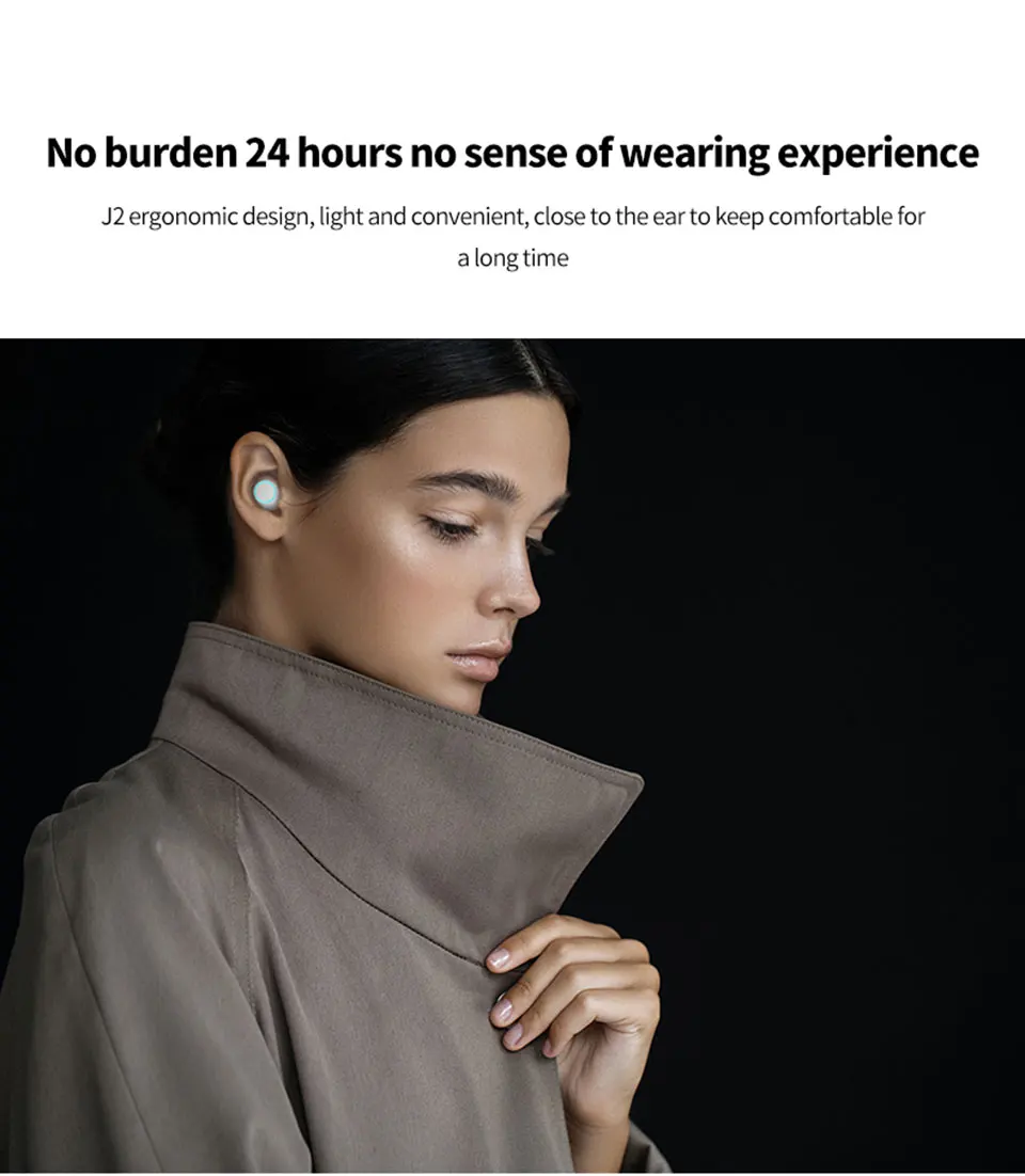 Sanag J2 Bluetooth наушники IPX7 водонепроницаемые спортивные беспроводные наушники Bluetooth 5,0 шумоподавление HiFi стерео беспроводные наушники