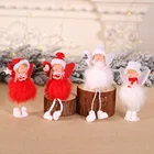 1 шт., украшения для новогодней елки, кукла-ангел, кулон для девочки, новый год 2021, украшения для новогодней елки, рождественский подарок для детей