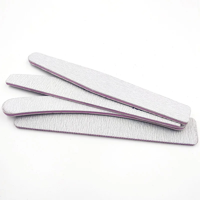 Professional Half Moon Nail file 100/180 Sandpaper nail Sanding Polishing files nails grinding equipment manicure | Красота и