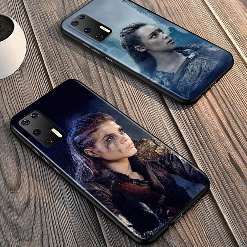 

The 100 Hundred TV Shows For Huawei P40 P30 P20 Pro P10 P9 P8 Lite E Plus 5G 2019 Phone Case Bright Black Silicone Cover