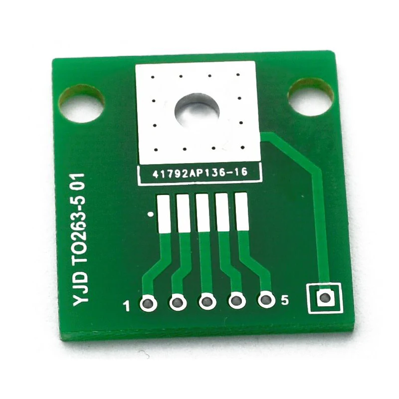 

10pcs TO263-5 Adapter Board TO-263-8 TO252 Adapter Plate Using Chemical Immersion Gold Process Hight Quality Free Shipping