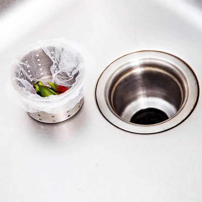 Раковина мешок-сито сетка раковина канализация мешок фильтра одноразовый для