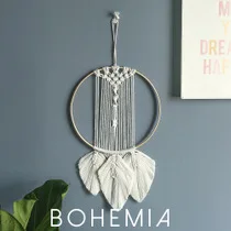 Большой гобелен nordic V macrame wall подвесные Свадебные украшения ручная работа