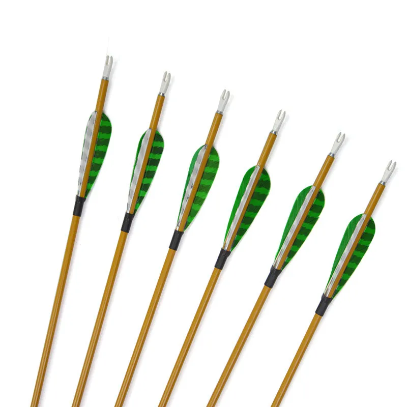 Карбоновые стрелы для стрельбы из лука карбоновые с натуральным пером