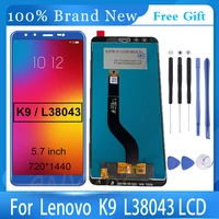 original best working lcd display touch screen digitizer assembly glass sensor for 5 7 lenovo k9 l38043 phone pantalla parts