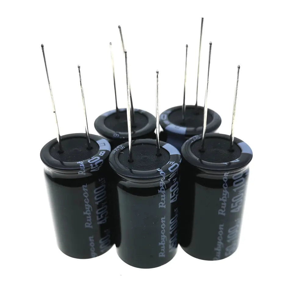5 шт. 450V100UF 18*30 мм специальные внутренние подкладки для 450V 100 мкФ 105C 100uf450v электролитический конденсатор с алюминиевой крышкой
