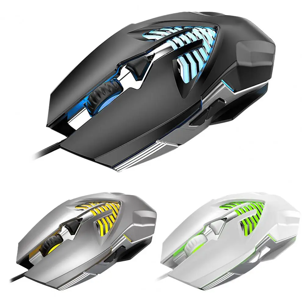 Мышь Механическая Q1 Проводная с RGB светильник кой 3600DPI USB | Компьютеры и офис