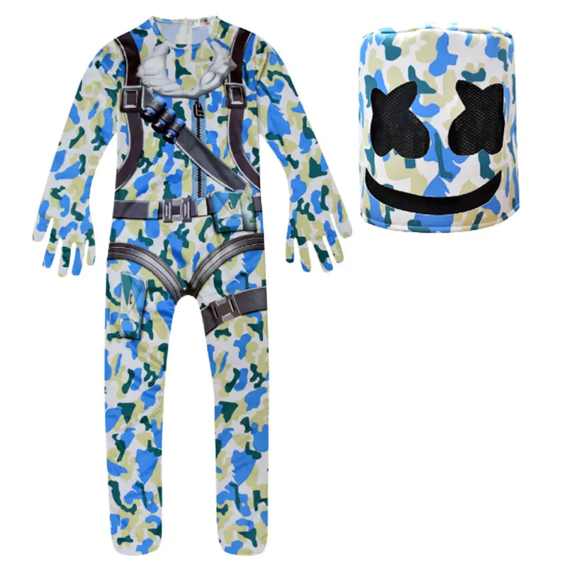 Новый рождественский костюм для косплея на Хэллоуин цельнокроеный диджея