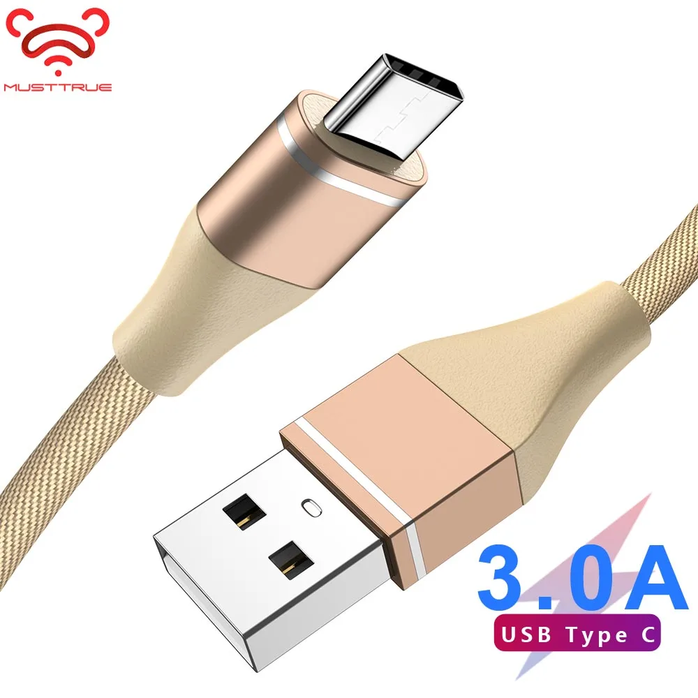 MUSTTRUE USB C кабель для передачи данных Быстрая зарядка samsung UL 8 a70 usb type зарядное