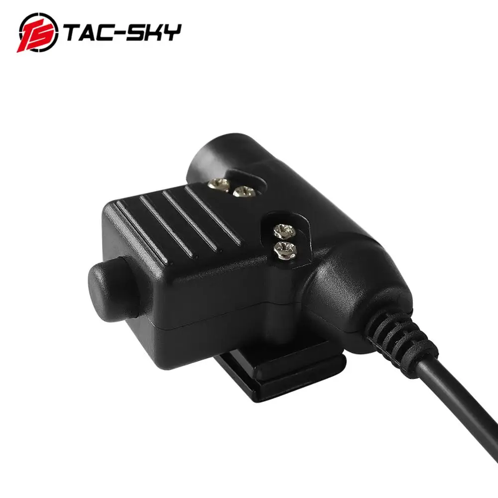 TAC-SKY AN / PRC-152 152a PRC-148 Military Tactical Headset Walkie-Talkie Simulation Model Intercom Accessories PTT 6 Pin U94PTT