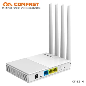 comfast cf e3 2 4ghz wireless wifi router outdoor 4g sim card 300mbps wireless 4 antennas industrial grade cpu base station ap free global shipping