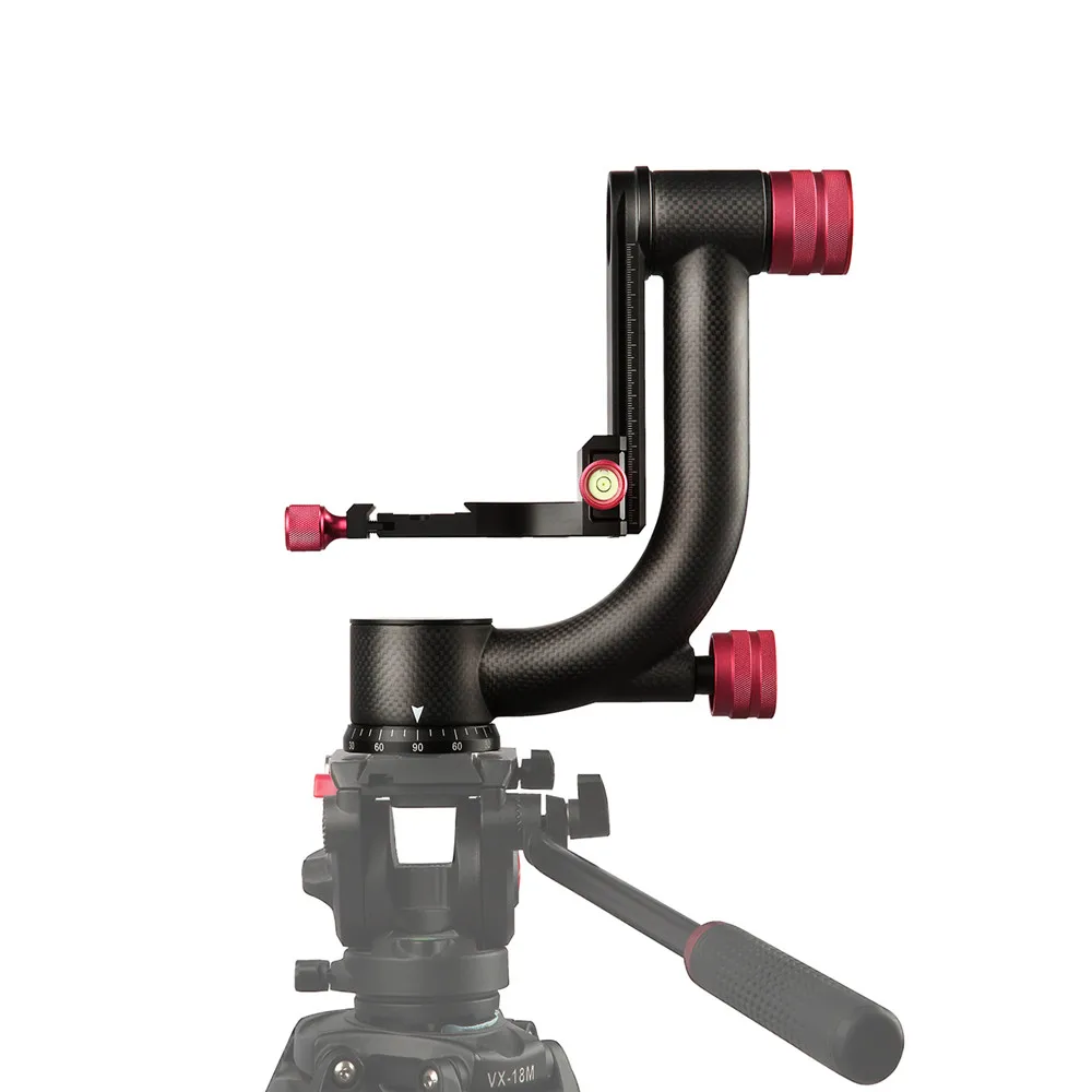 Viltrox VH-20 Pro Heavy Duty из углеродного волокна штатив-Трипод стабилизатор главный Quick Release Plate для телеобъектив фотографии птица