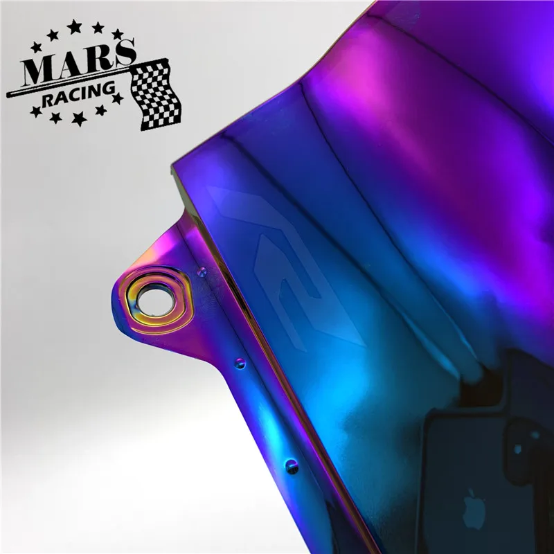 Мотоцикл гальванический лобовое стекло козырек-отражатель для YAMAHA YZF R15 V3.0 YZF-R15 V3 двойной пузырь