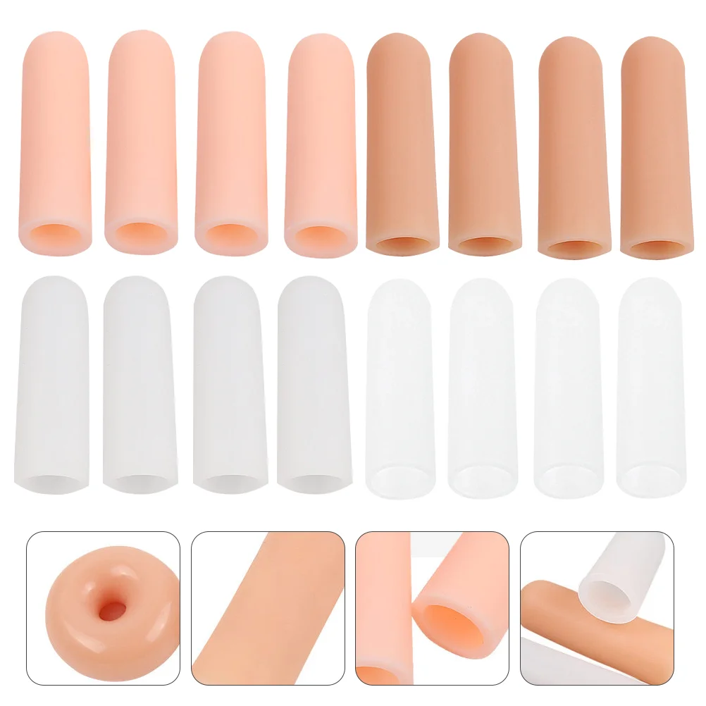 

8Pairs SEBS Finger Covers Pinkie Finger Protector Sleeves Corn Covers