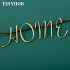 Буква от A до Z Золотой адрес пользовательский знак буква твердая латунь номер Декор для стены виллы двери отеля тарелки цифры общежитие дома