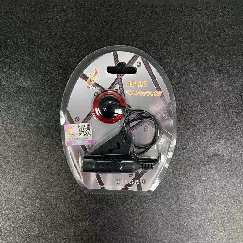 Мини усилитель звукоснимателя Adeline AD 35 преобразователь пьезодатчик для