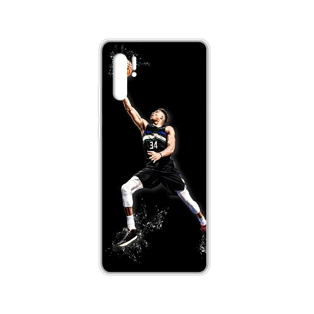 Баскетбол Antetokounmpo чехол для телефона HUAWEI p 8 9 10 20 30 40 P pro Smart 2017 2019 Z lite прозрачный Etui