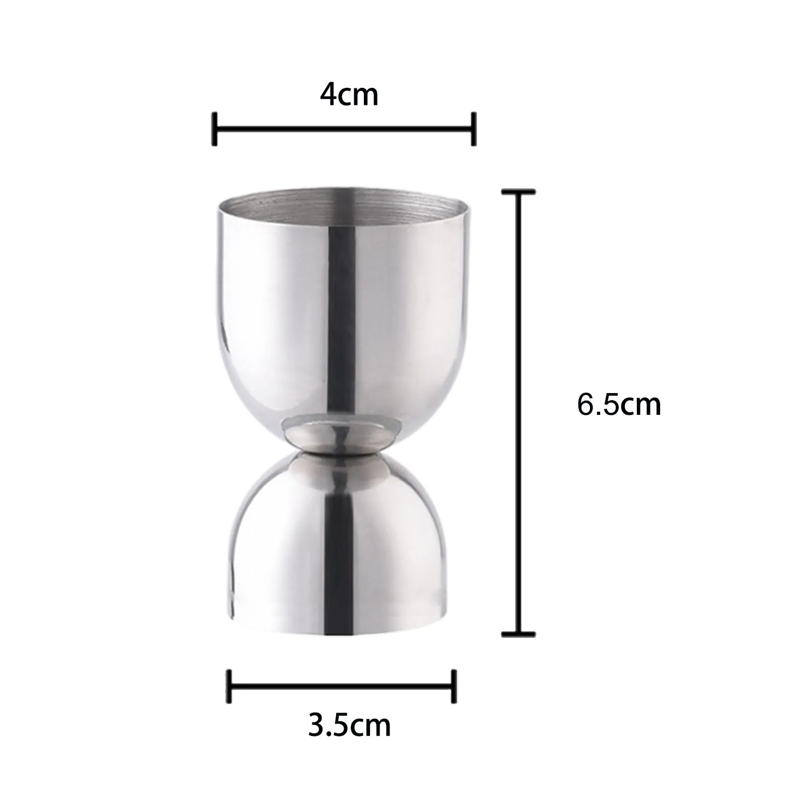 

15/30ml Or 25/50ml Stainless Steel Cocktail Shaker Measure Cup Dual Shot Drink Spirit Measure Jigger Kitchen Gadgets