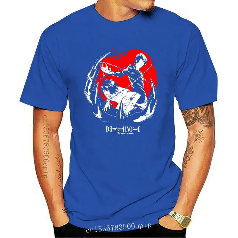

Death Note 2 Panels Mens Unisex T-Shirt -Available In Sm To 2X Trendy Streetwear Tee Shirt