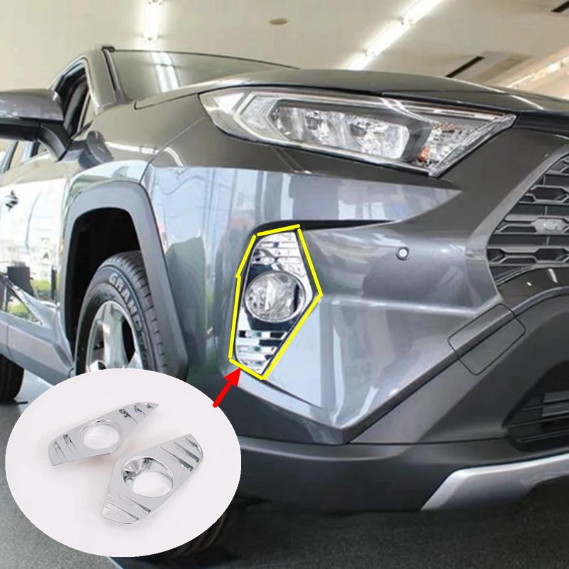 ABS хромированный автомобильный Стайлинг для Toyota RAV4 RAV 4 2019 2020 передняя